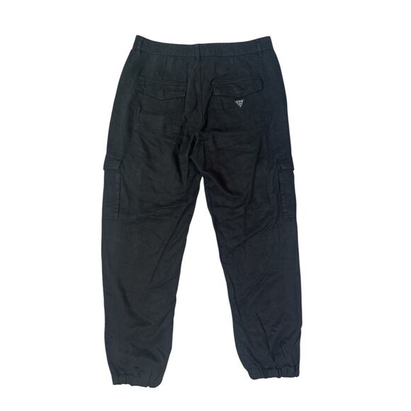 NWT GUESS TENCEL Bowie Black Cargo Chino
Pants Zipper Hem Size 30 - Picture 4 of 5
